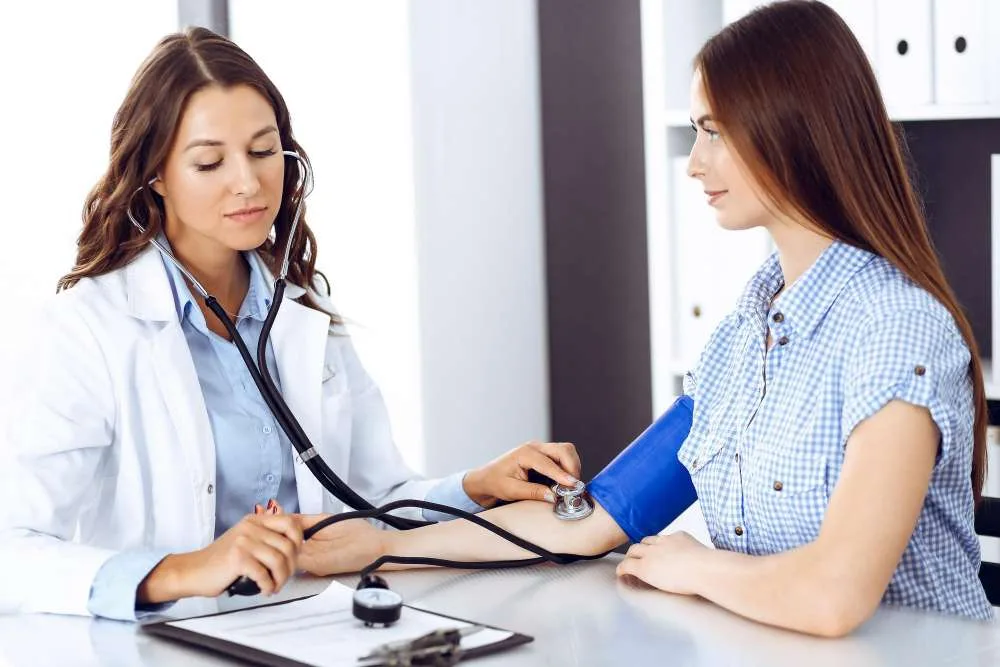 A doctor showing empathy to a patient